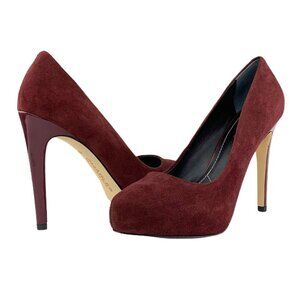 Charles by Charles David Women's High Heel Slip-On Pumps Wine Red Size 6 W